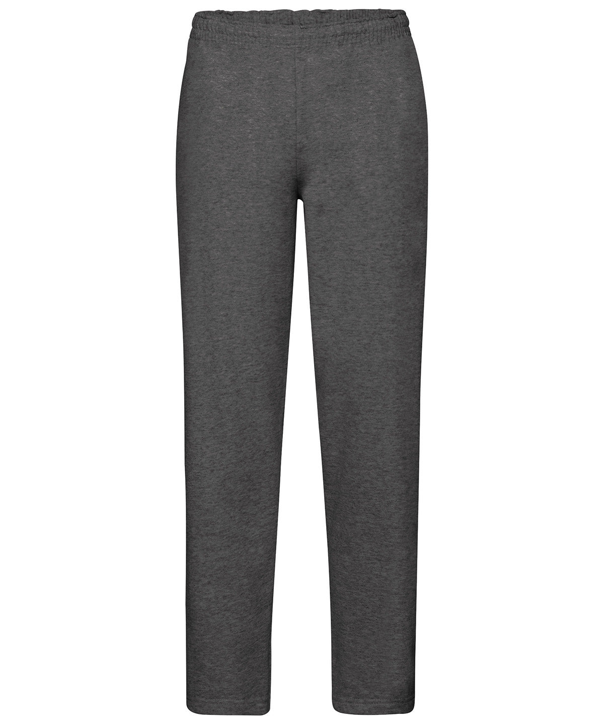 Dark Heather Grey - Classic 80/20 open leg sweatpants - GarmentEmbroidery