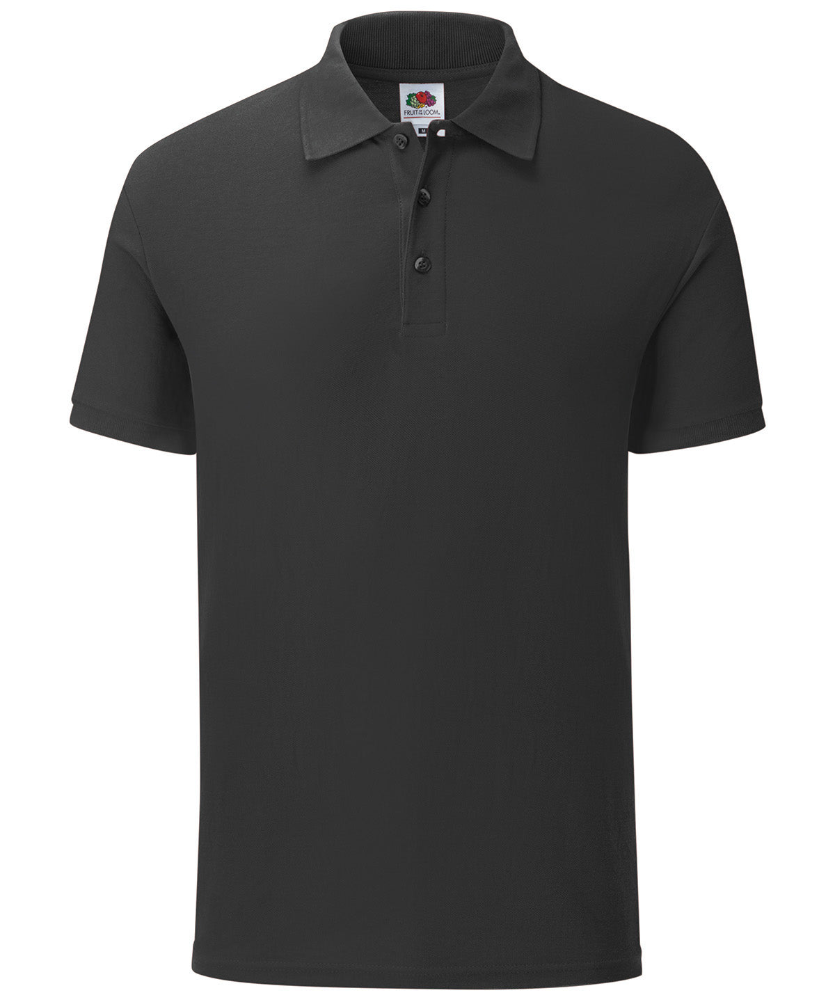 Black - Iconic polo - GarmentEmbroidery