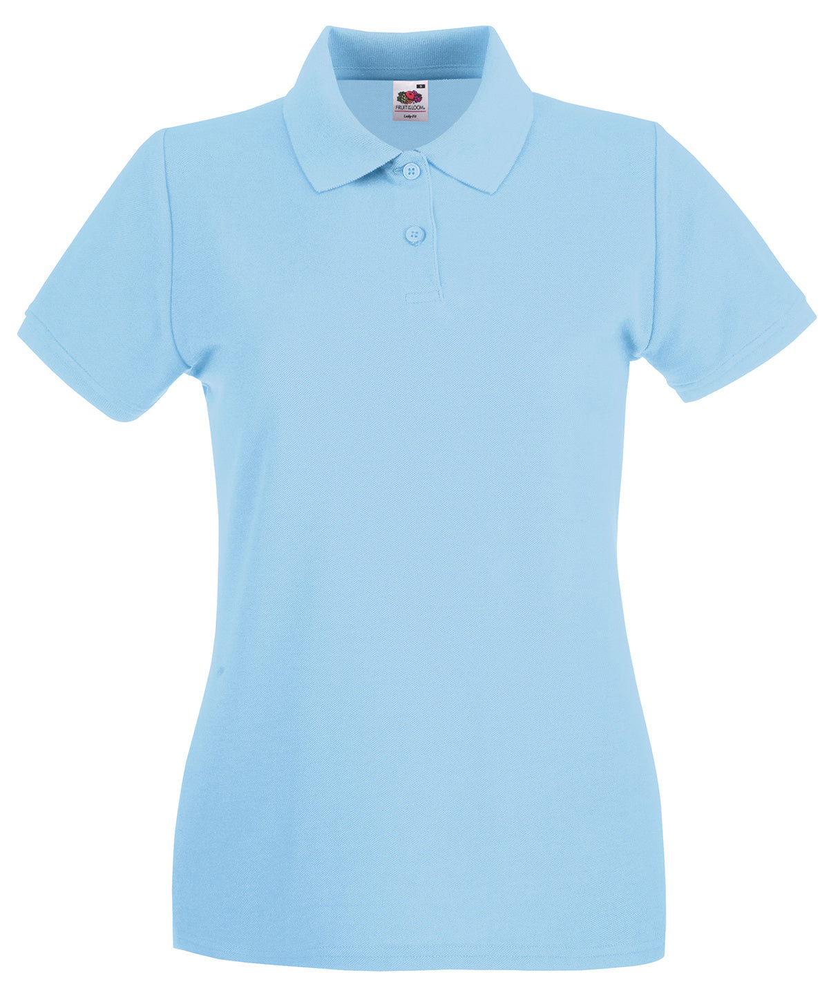 Sky Blue - Women's premium polo - GarmentEmbroidery