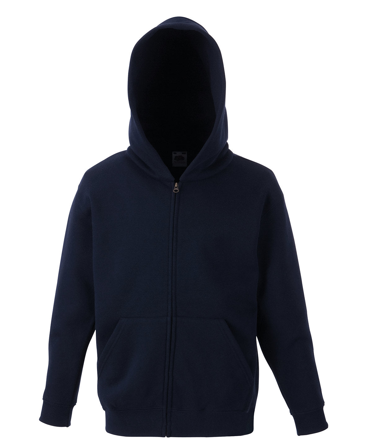 Deep Navy - Kids premium hooded sweatshirt jacket - GarmentEmbroidery
