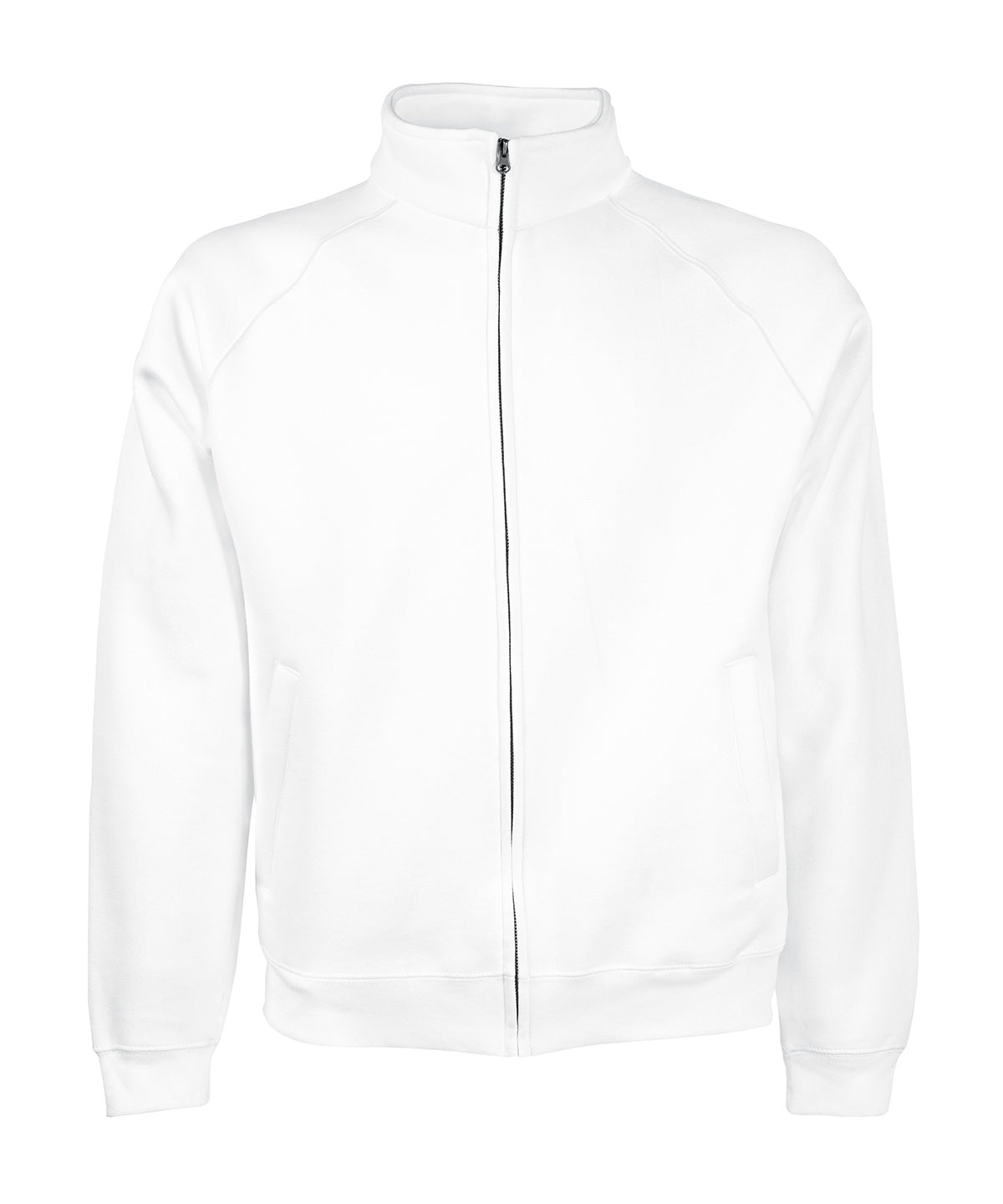White - Premium 70/30 sweatshirt jacket - GarmentEmbroidery