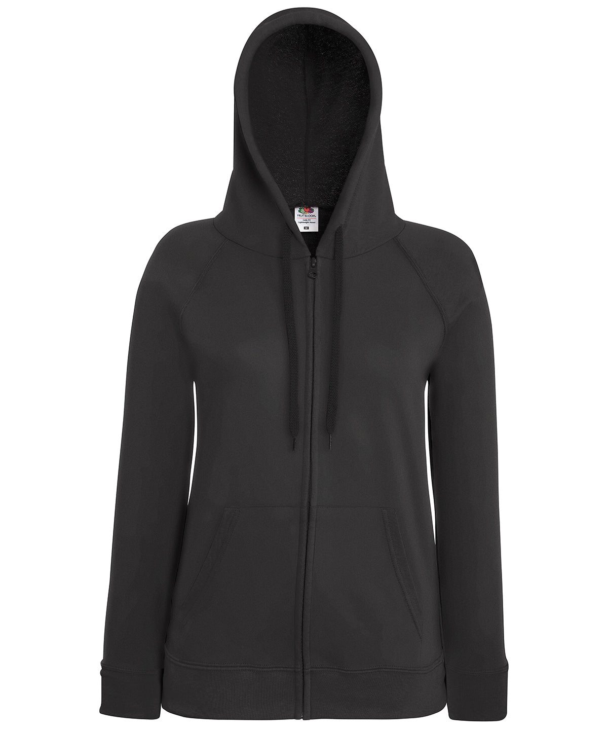 Light Graphite - Women's lightweight hooded sweatshirt jacket - GarmentEmbroidery