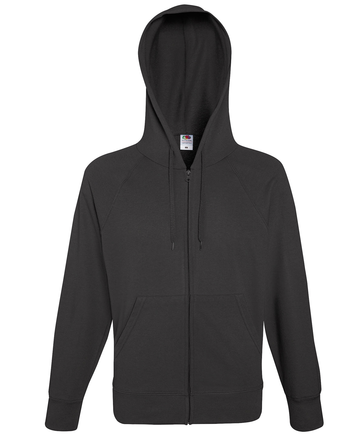 Light Graphite - Lightweight hooded sweatshirt jacket - GarmentEmbroidery