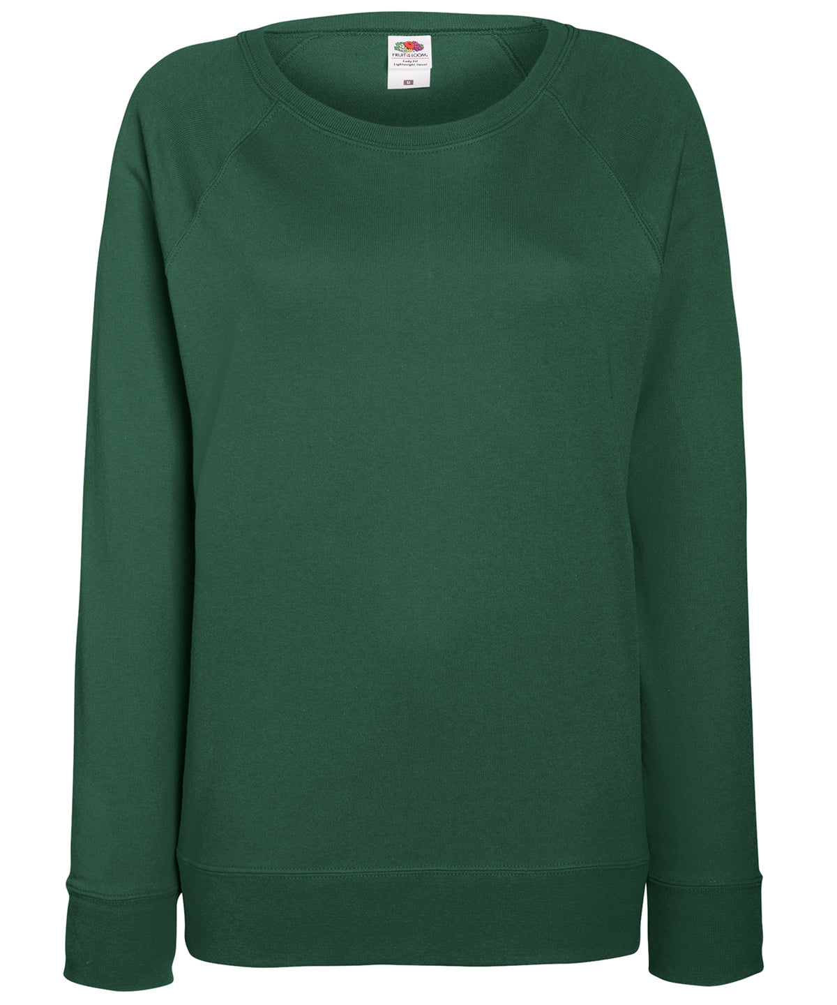 Bottle Green - Women's lightweight raglan sweatshirt - GarmentEmbroidery