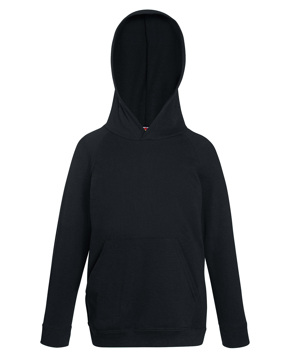 Black - Kids lightweight hooded sweatshirt - GarmentEmbroidery