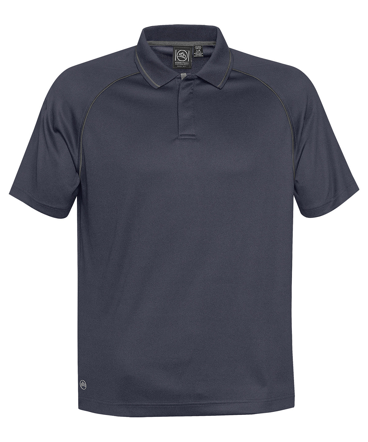 Navy - Tritium performance polo - GarmentEmbroidery