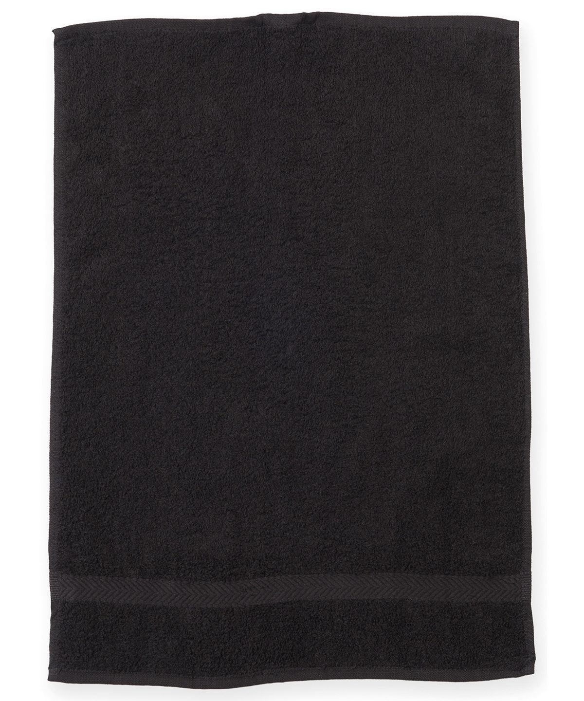 Black - Luxury range gym towel - GarmentEmbroidery