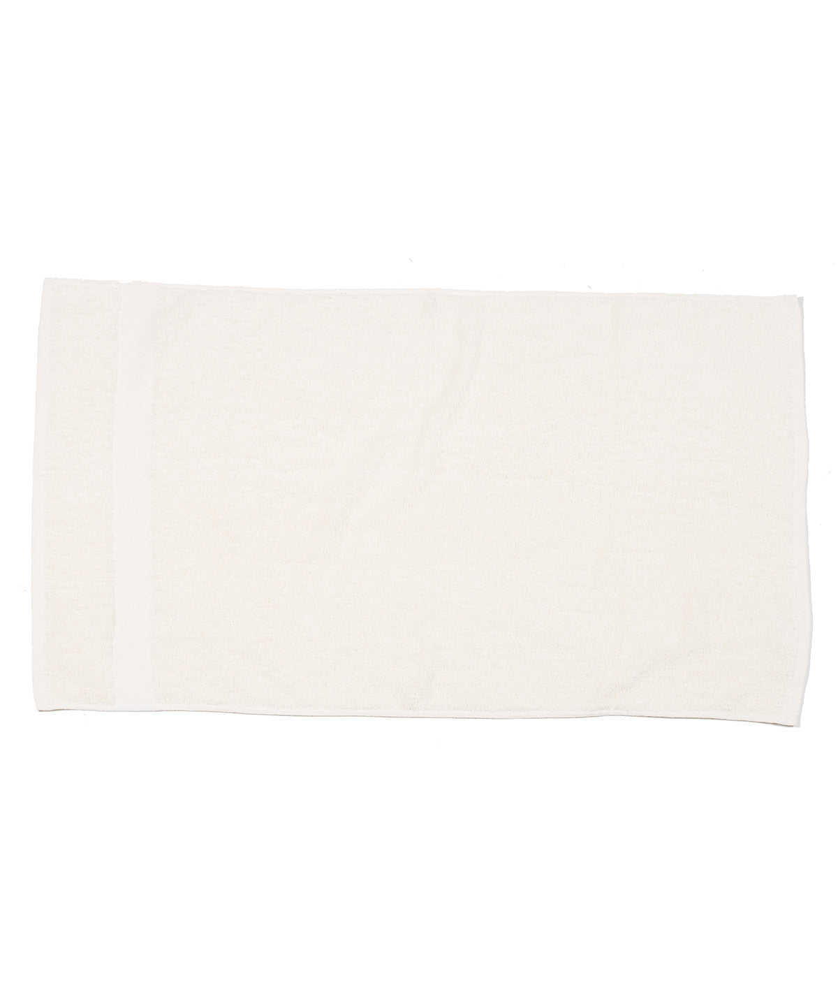 Cream - Luxury range guest towel - GarmentEmbroidery