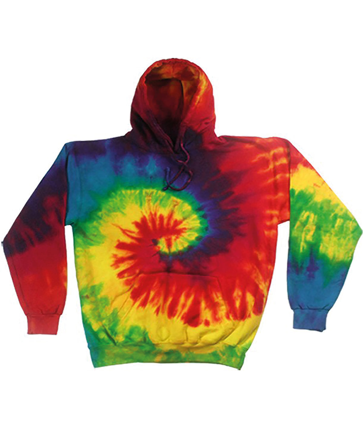 Rainbow - Rainbow tie-dye hoodie - GarmentEmbroidery