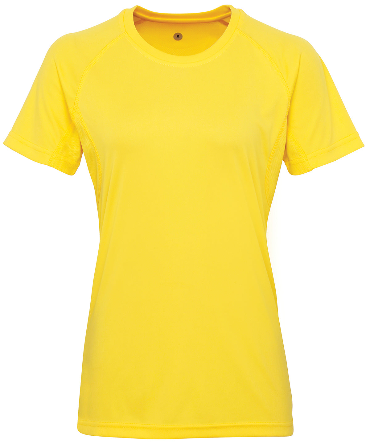 Sun Yellow - Women's TriDri® panelled tech tee - GarmentEmbroidery