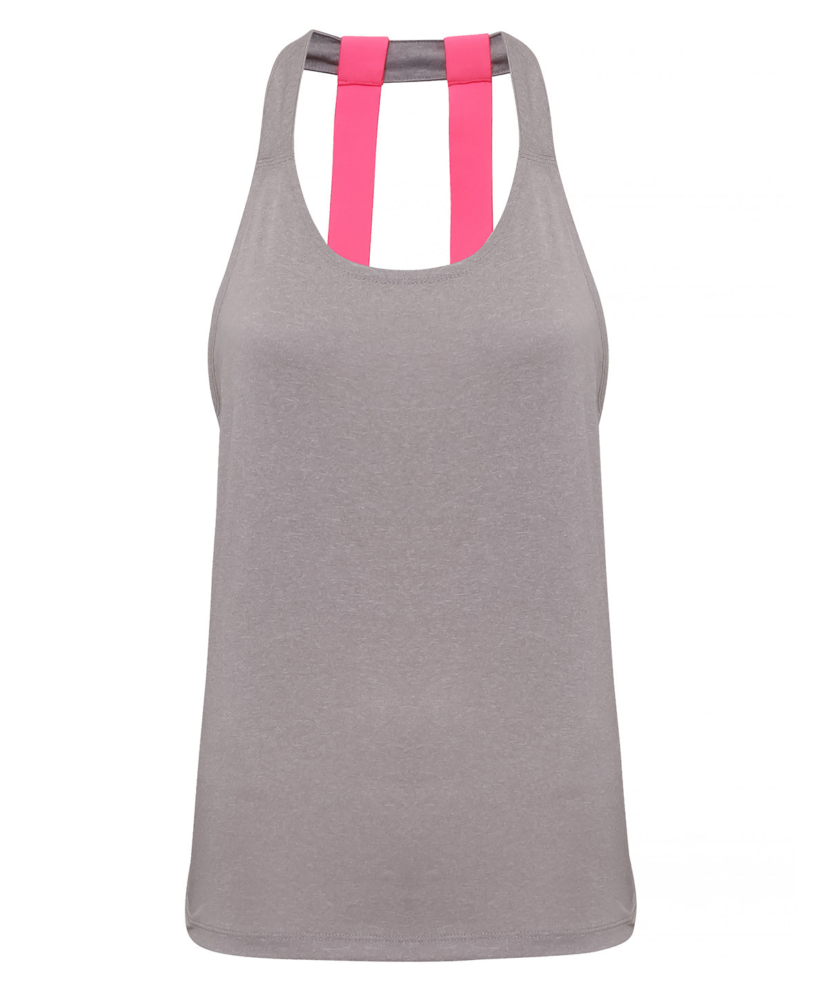 Silver Melange - Women's TriDri® double strap back vest - GarmentEmbroidery