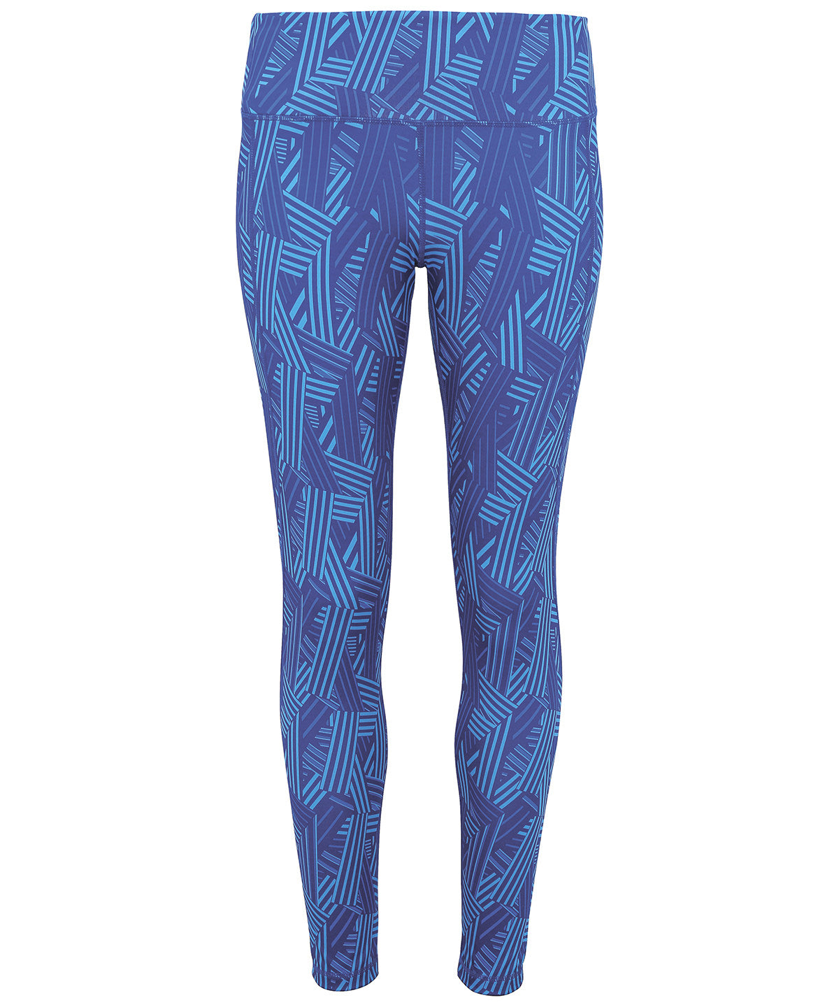Royal - Women's TriDri® performance crossline leggings full-length - GarmentEmbroidery