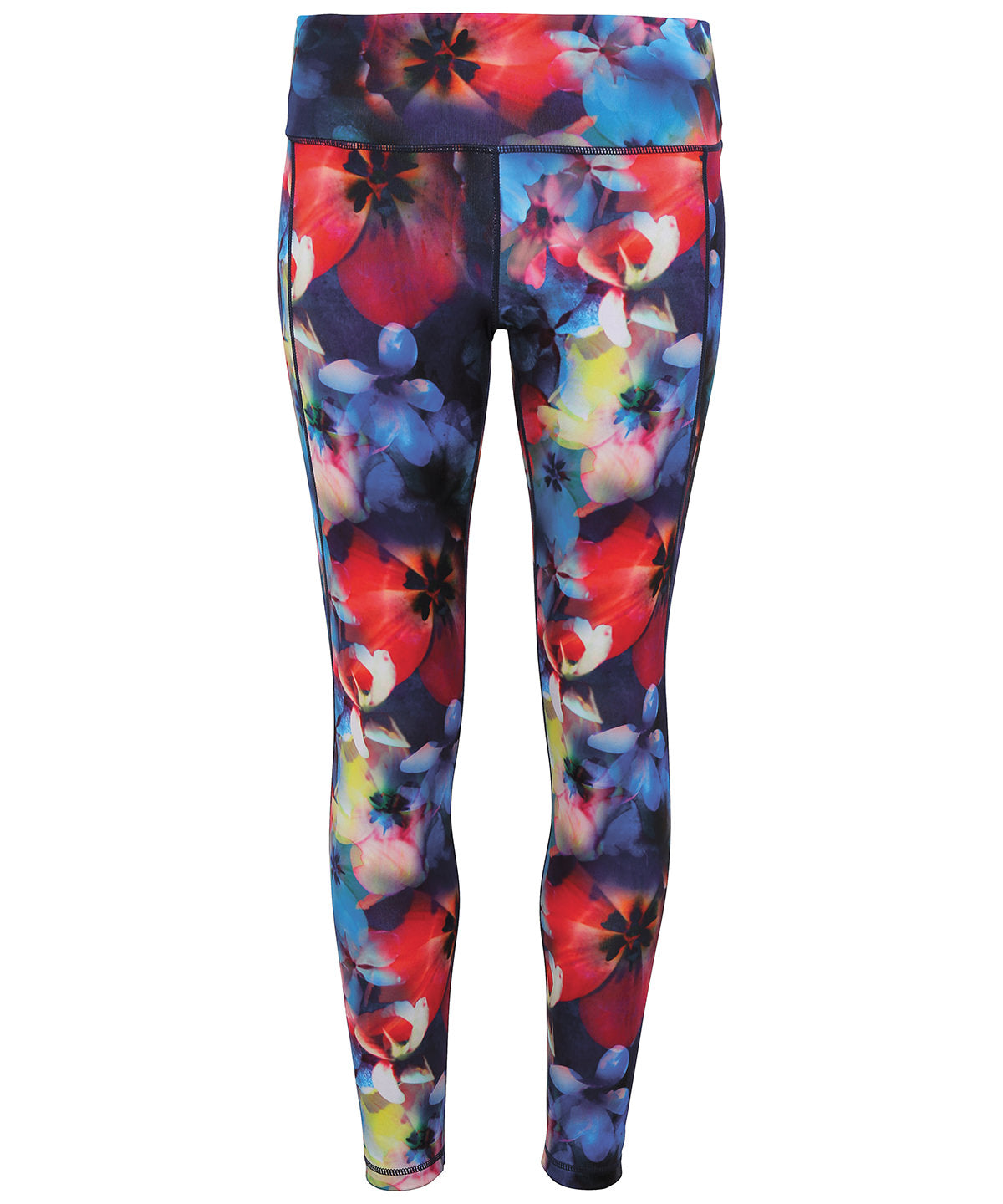 Multi - Women's TriDri® performance flower leggings full-length - GarmentEmbroidery
