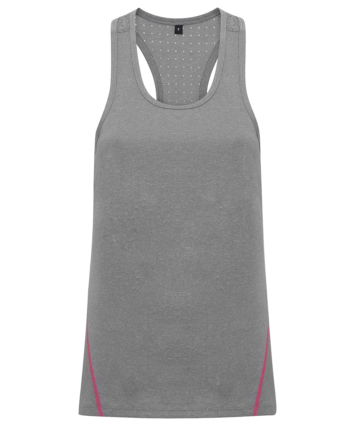 Silver Melange - Women's TriDri® 'laser cut' vest - GarmentEmbroidery