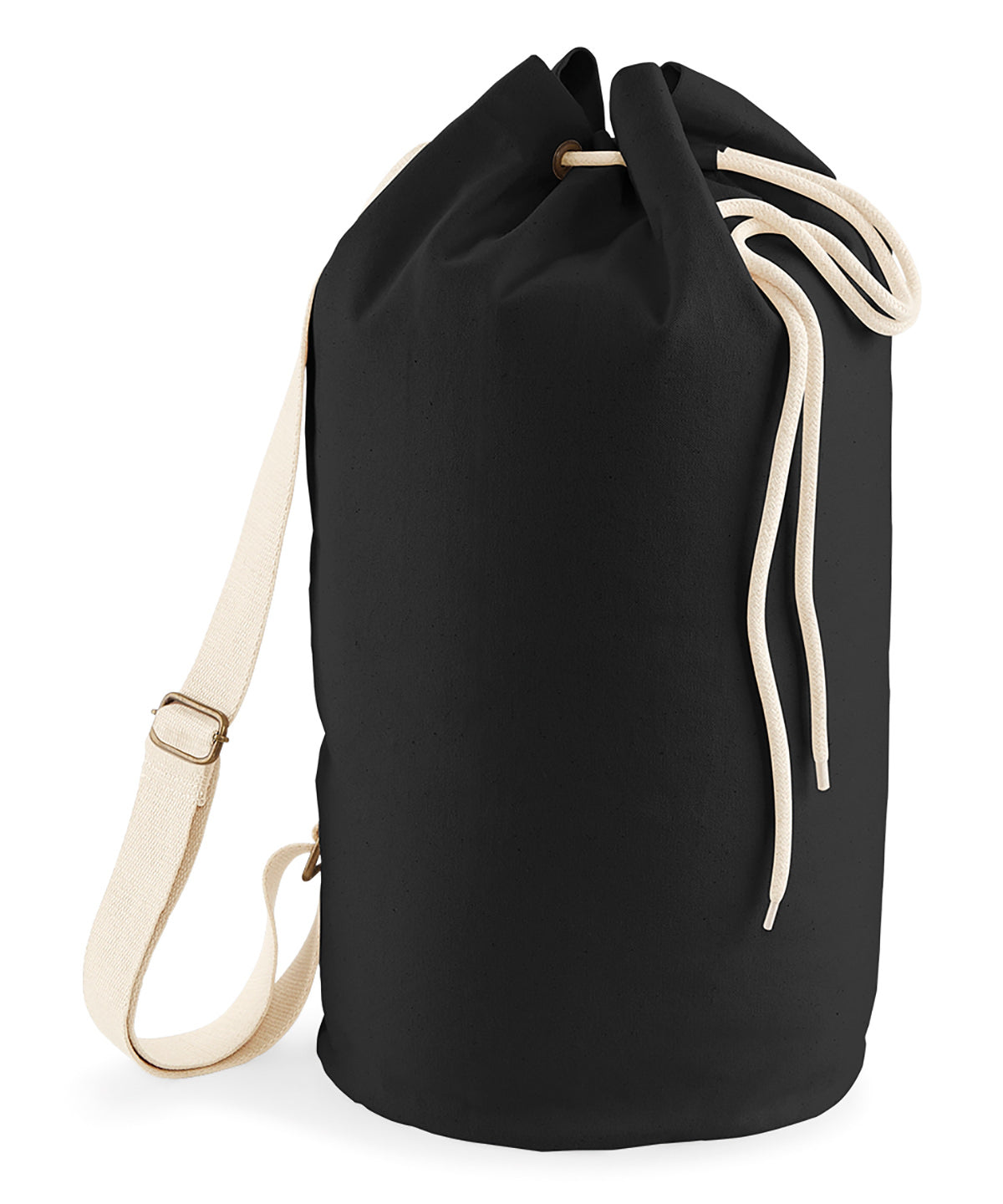 Black - EarthAware® organic sea bag - GarmentEmbroidery