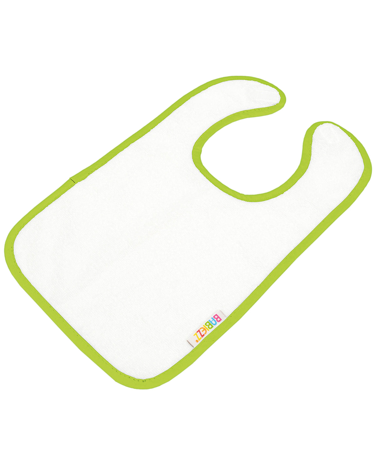 White/Lime Green - ARTG® Babiezz® all-over sublimation baby bib - GarmentEmbroidery