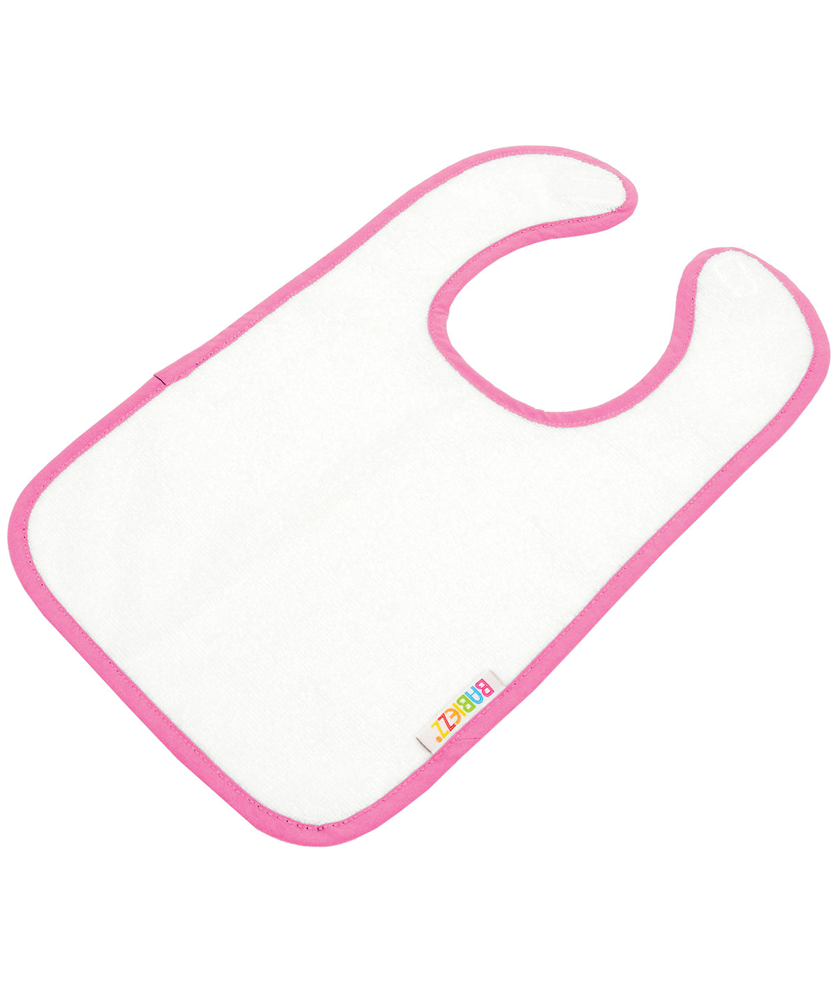 White/Pink - ARTG® Babiezz® all-over sublimation baby bib - GarmentEmbroidery