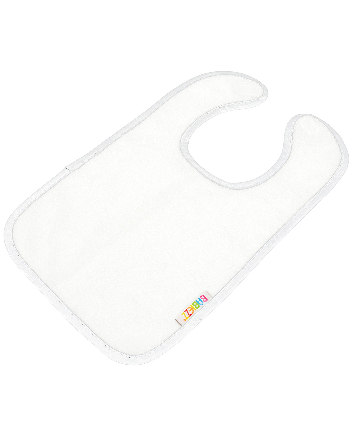 White/White - ARTG® Babiezz® all-over sublimation baby bib - GarmentEmbroidery