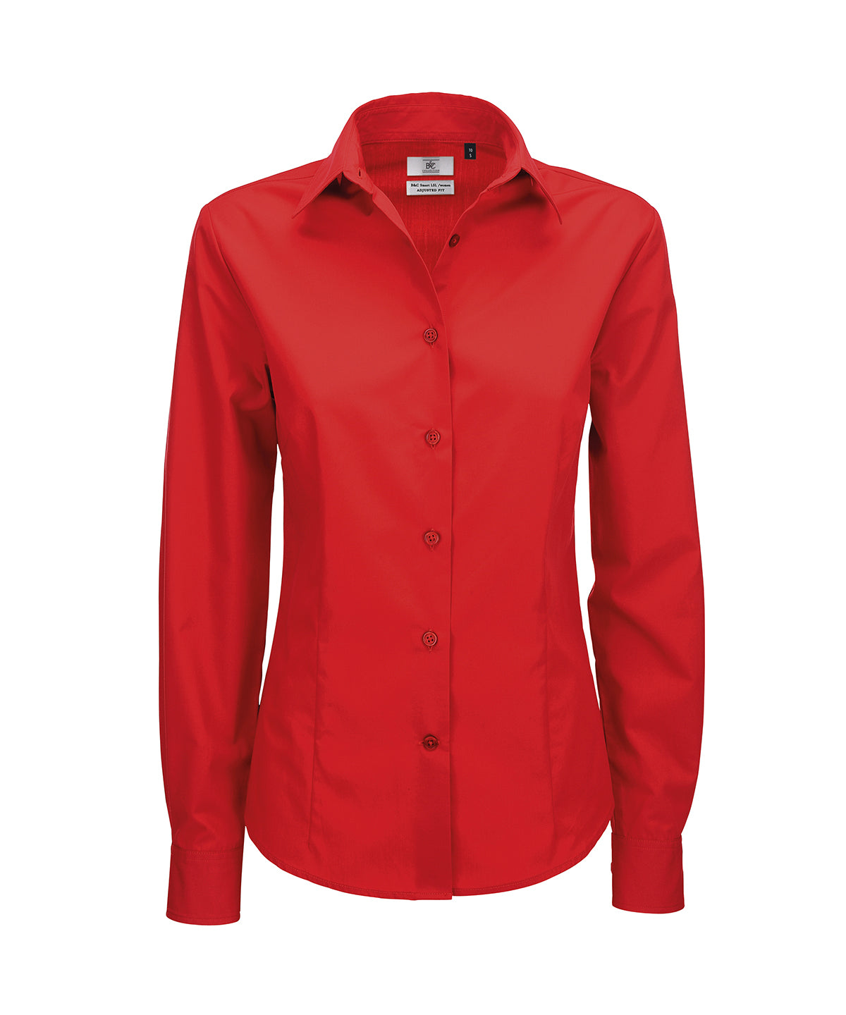 Deep red - B&C Smart long sleeve /women - GarmentEmbroidery