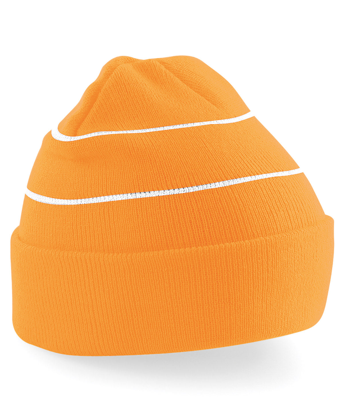 Orange (Fluorescent) - Enhanced-viz beanie - GarmentEmbroidery