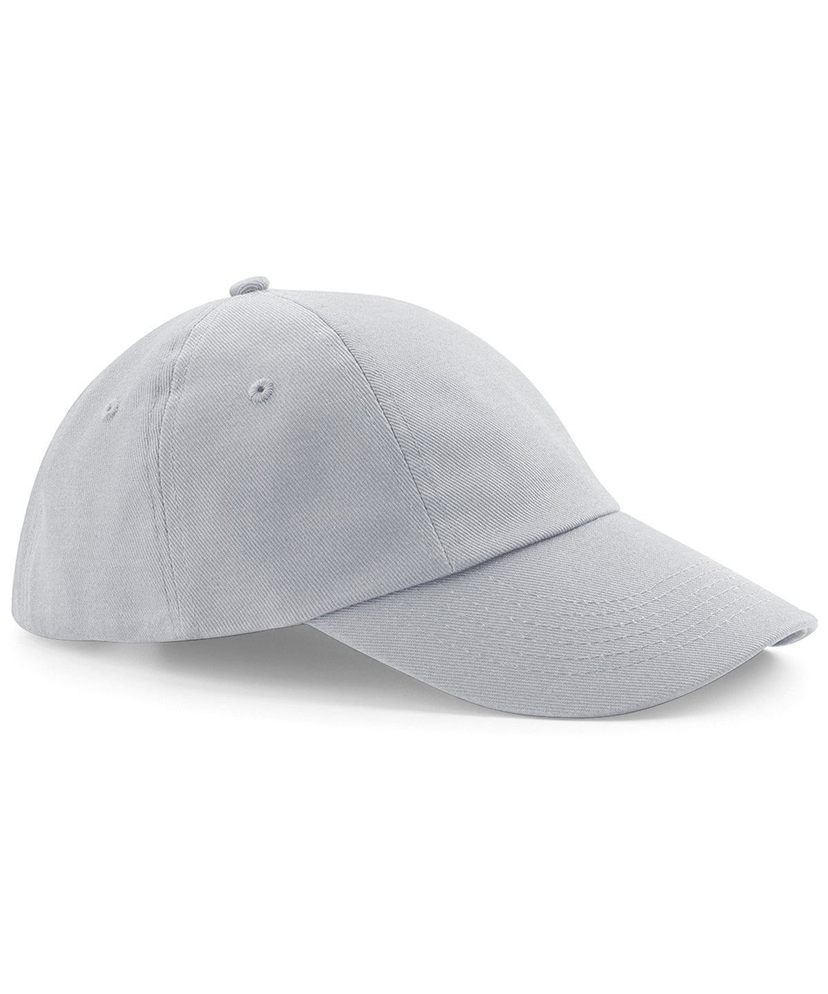Grey (Light) - Low-profile heavy cotton drill cap - GarmentEmbroidery