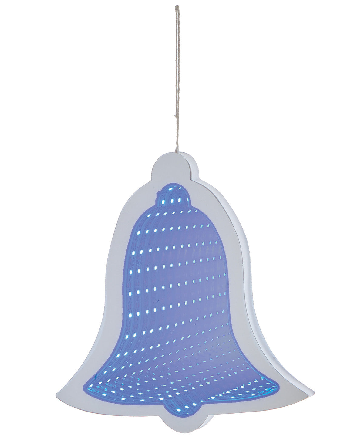 Blue - LED Bell infinity mirror - GarmentEmbroidery