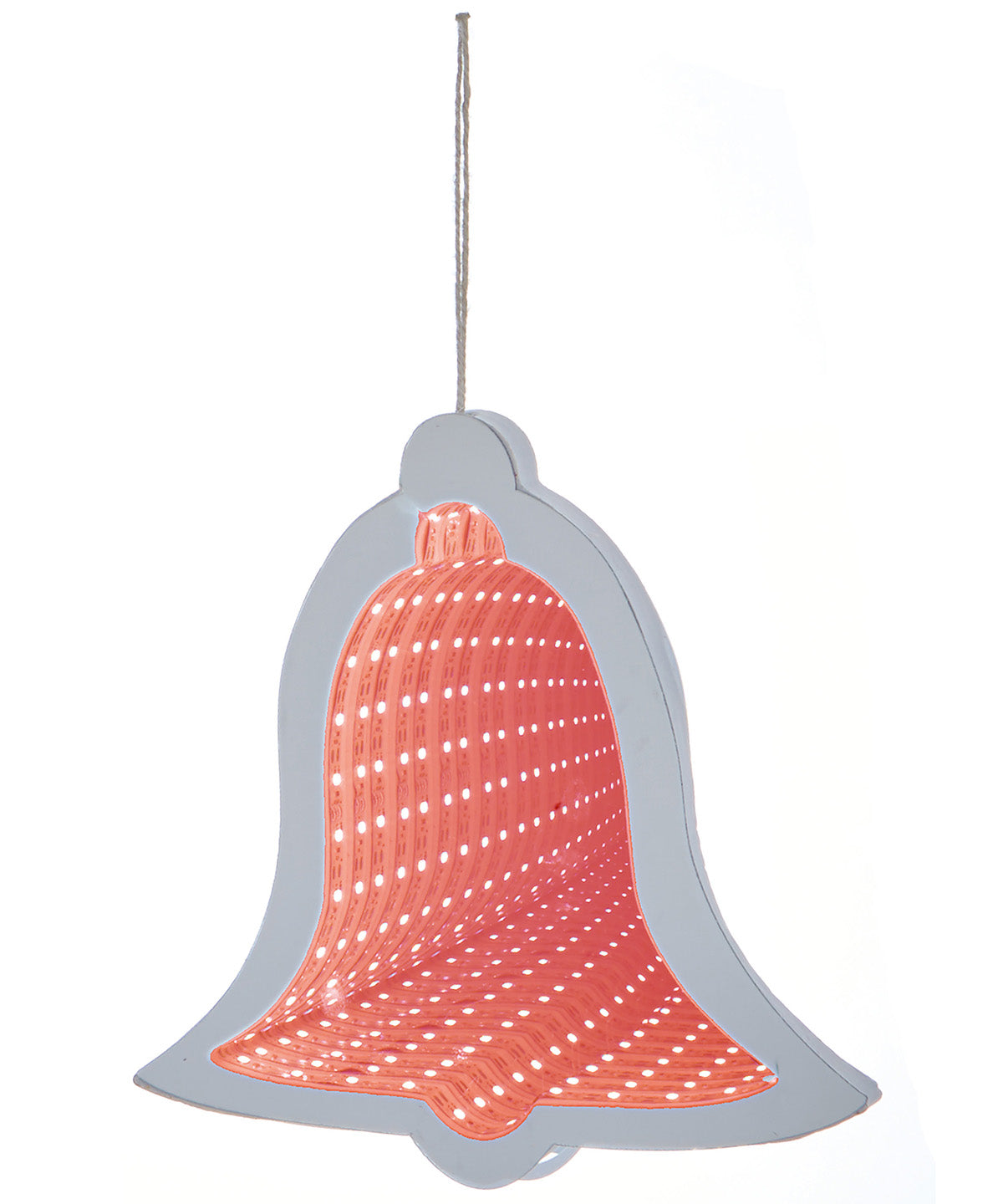 Red - LED Bell infinity mirror - GarmentEmbroidery