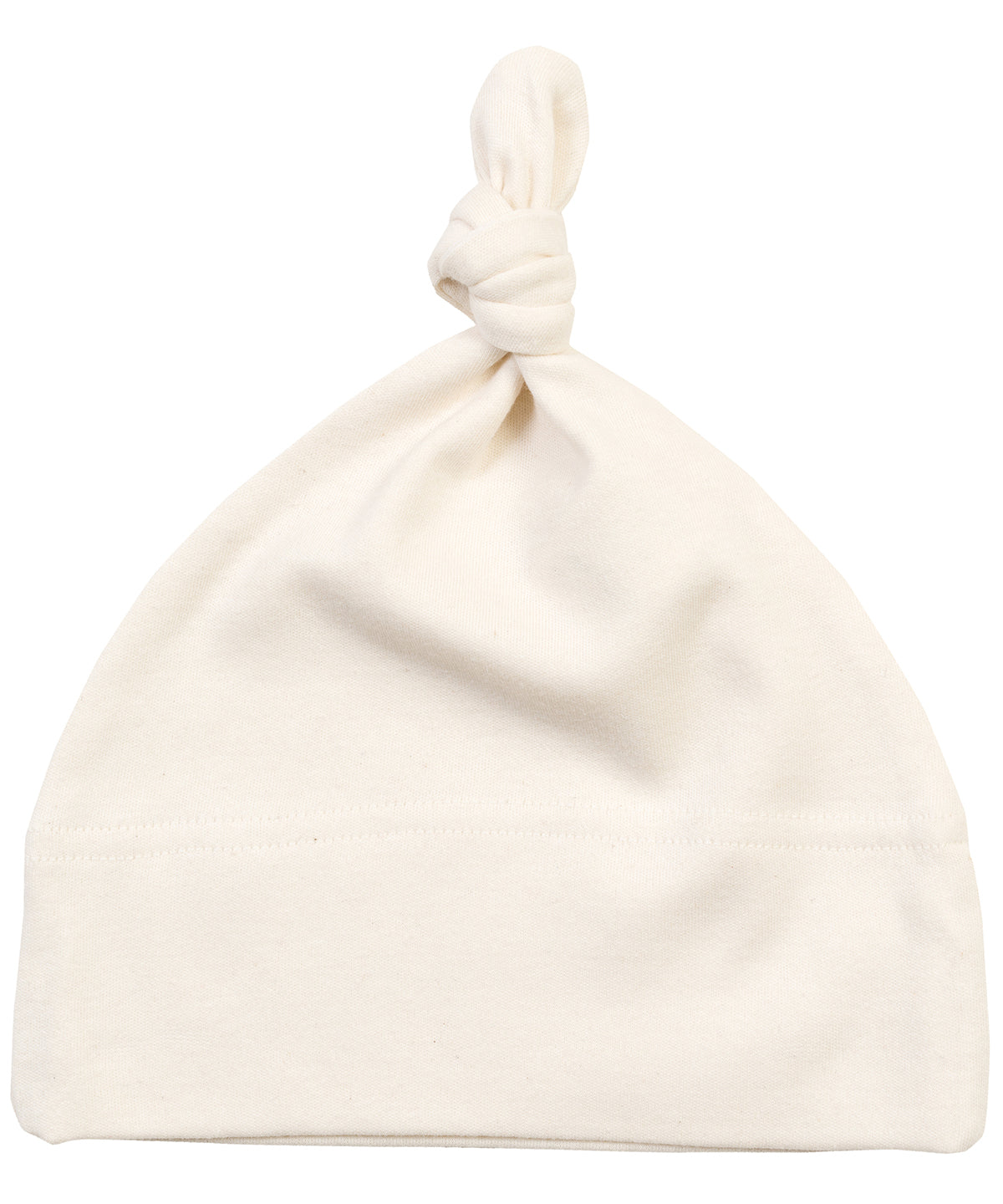 Organic Natural - Baby one-knot hat - GarmentEmbroidery