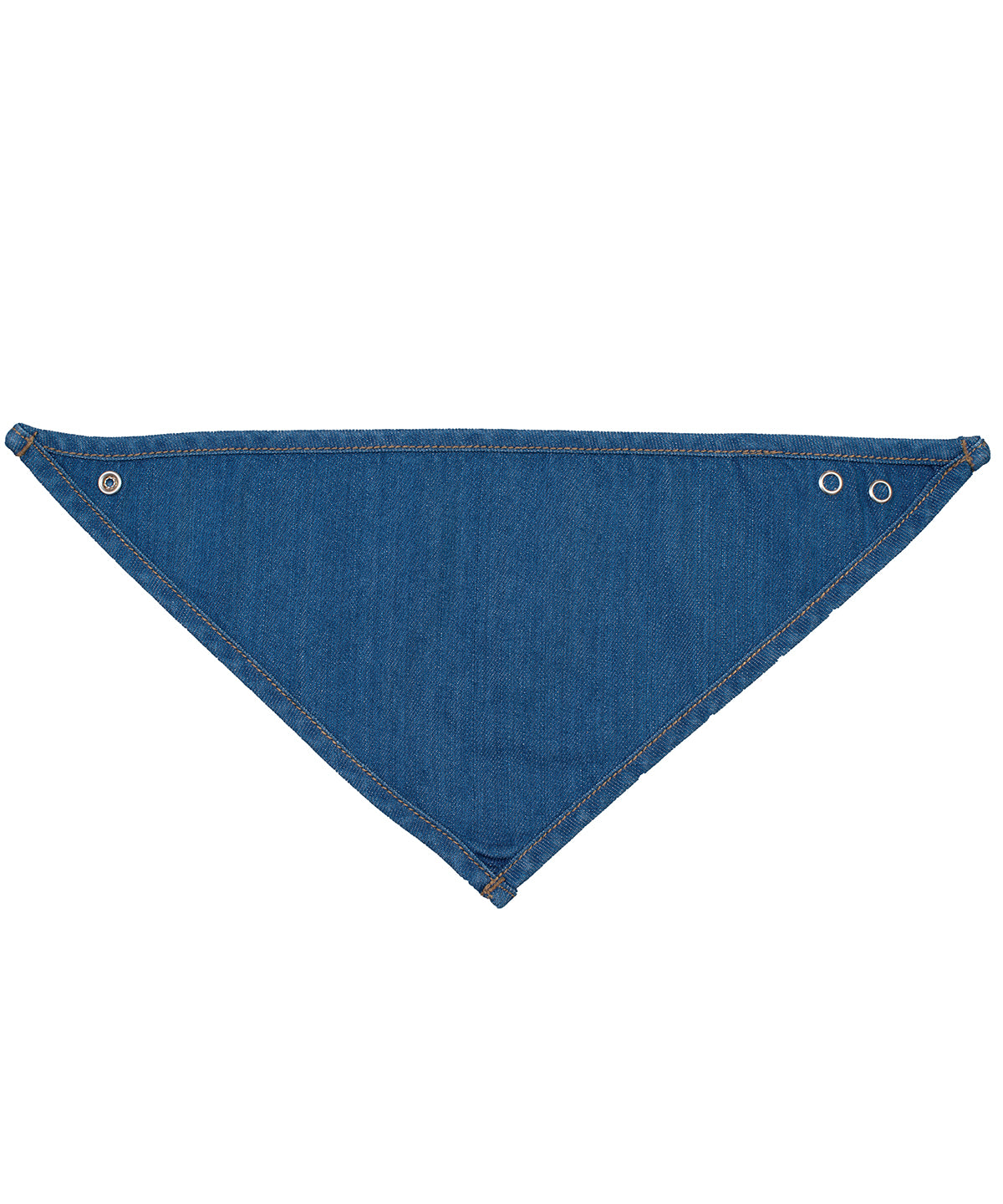 Organic Denim - Baby Rocks denim bandana bib - GarmentEmbroidery