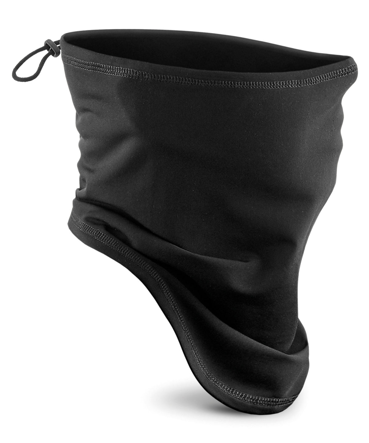 Black - Softshell sports tech neck warmer - GarmentEmbroidery