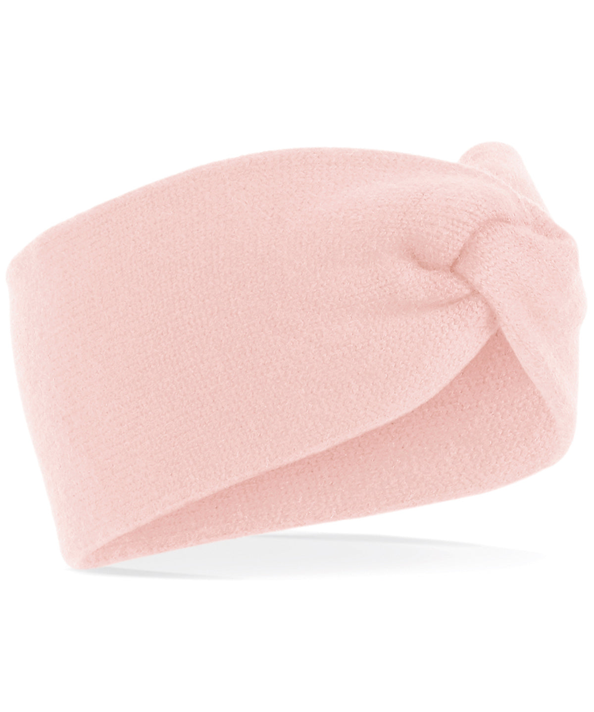 Pastel Pink - Twist knit headband - GarmentEmbroidery