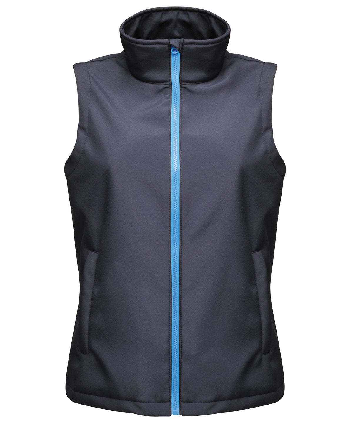 Navy/French Blue - Women's Ablaze printable softshell bodywarmer - GarmentEmbroidery