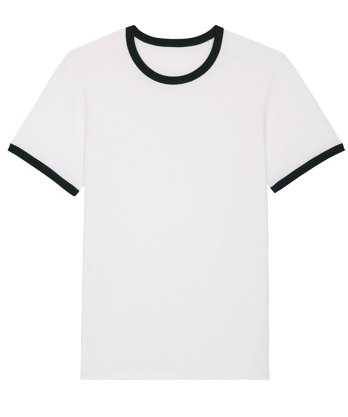 White/Black - Ringer unisex t-shirt (STTU827) - GarmentEmbroidery