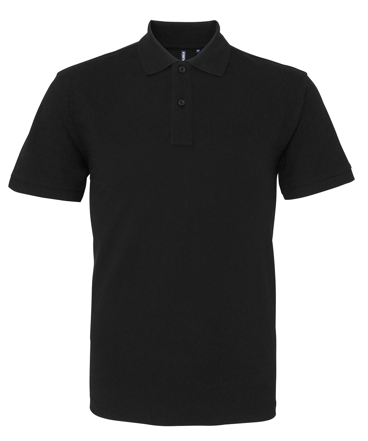 Black - Men's organic polo - GarmentEmbroidery