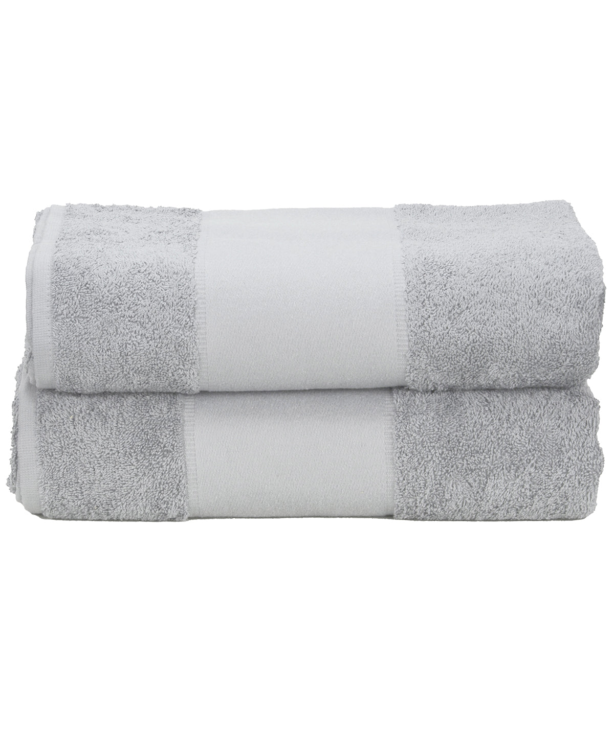 Light Grey - ARTG® PRINT-Me® bath towel - GarmentEmbroidery