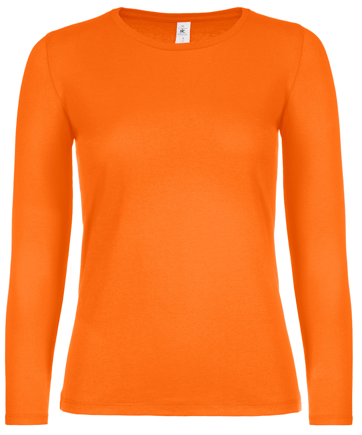 Orange - B&C #E150 long sleeve /women - GarmentEmbroidery