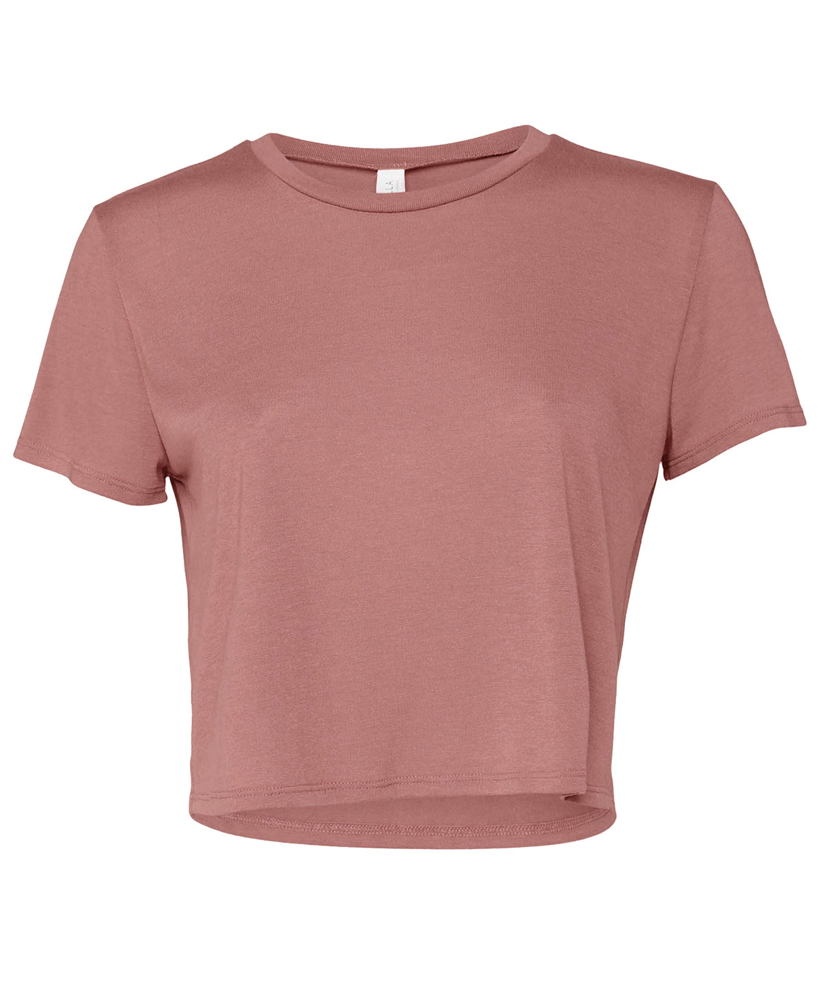Mauve - Women's flowy cropped tee - GarmentEmbroidery