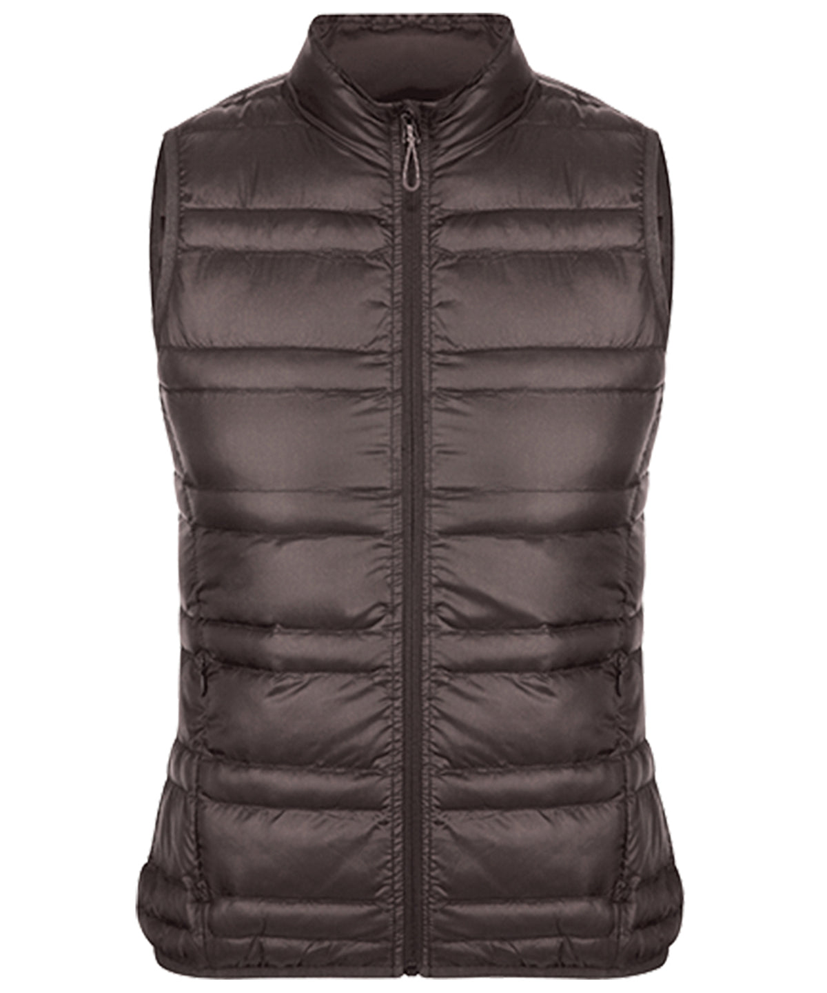 Black/Black - Women's Firedown down-touch bodywarmer - GarmentEmbroidery