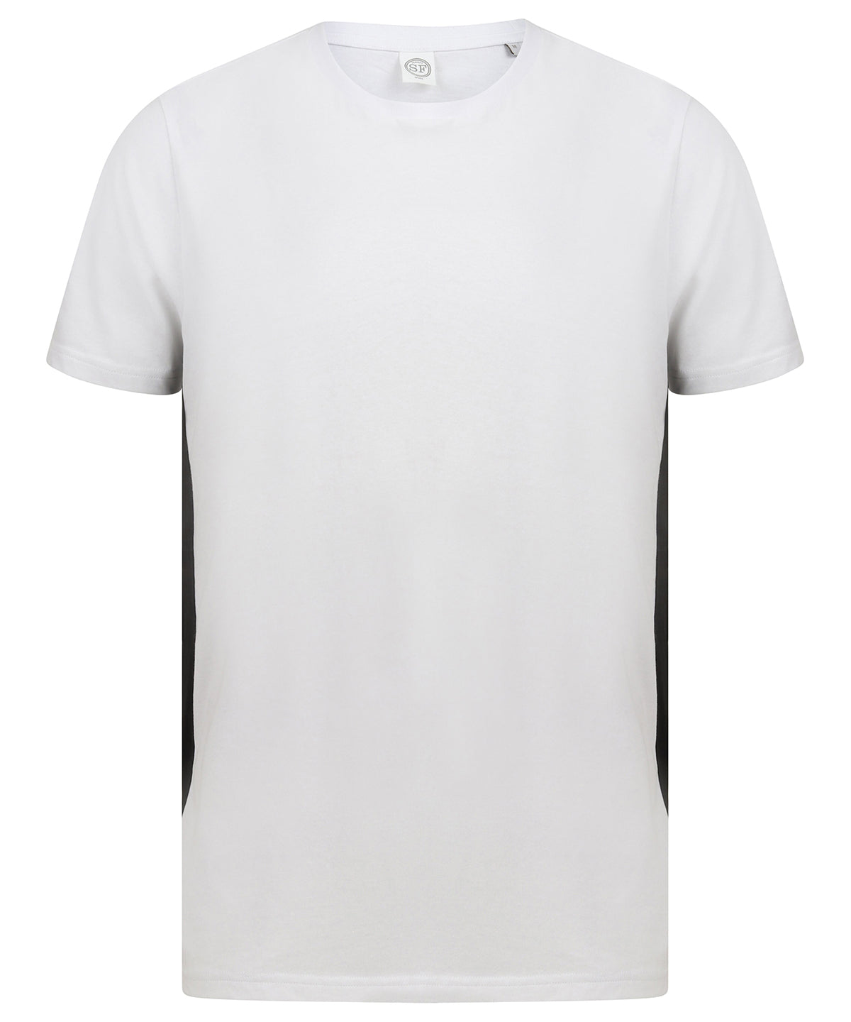 White/Black - Unisex contrast T - GarmentEmbroidery