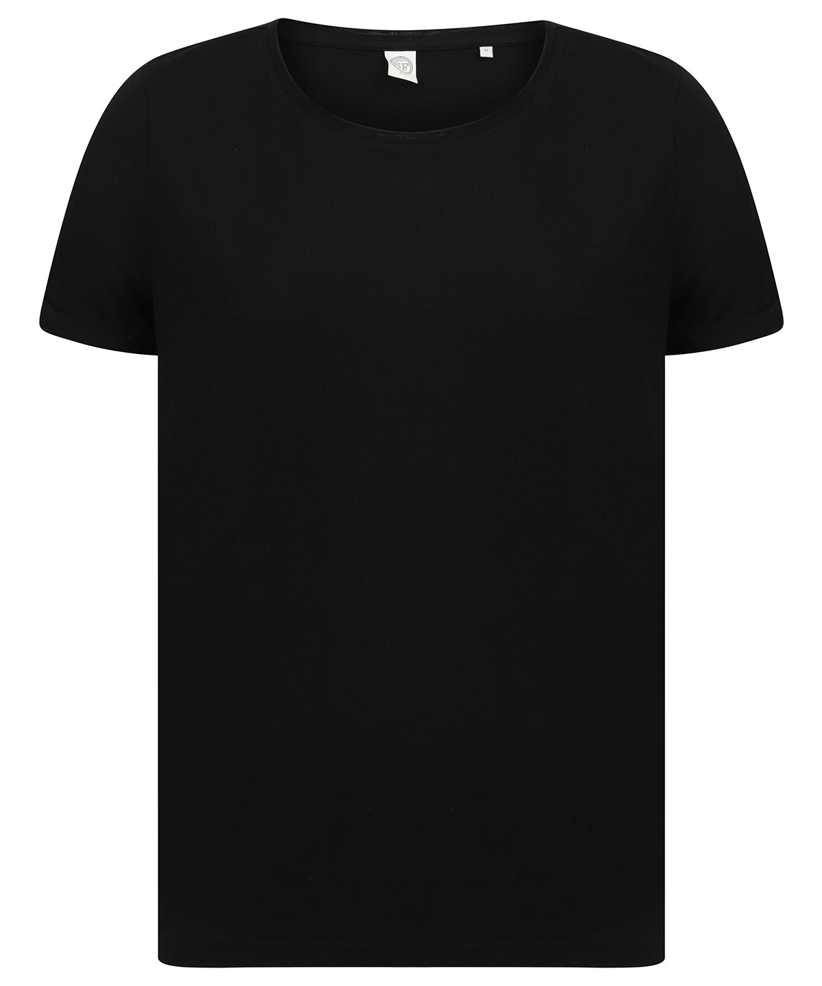 Black - Unisex scoop neck T - GarmentEmbroidery