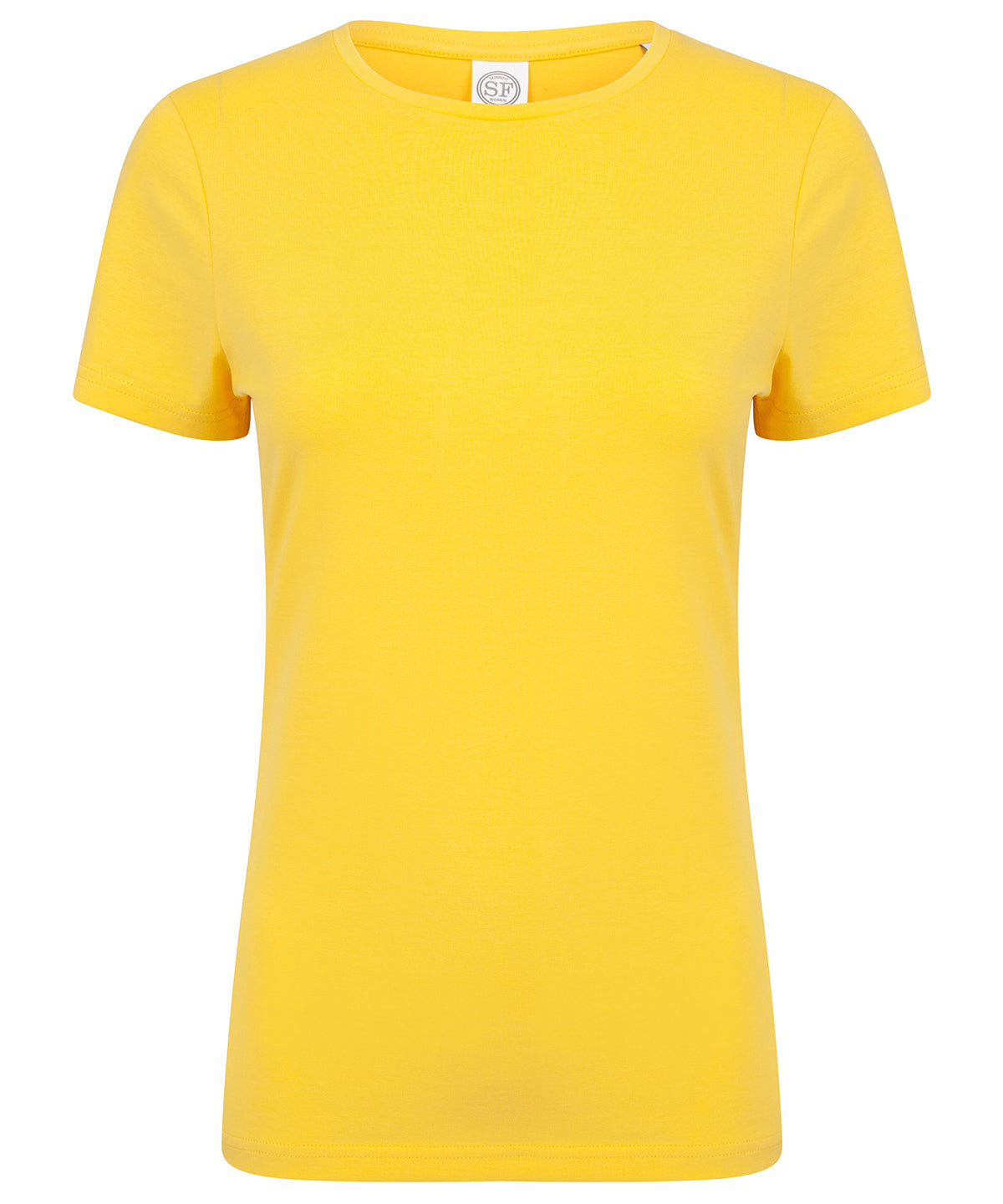 Yellow - Feel good women's stretch t-shirt - GarmentEmbroidery