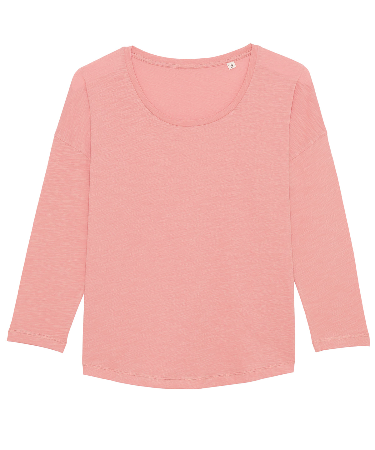 Canyon Pink - Women's Stella Waver slub women's ¾ sleeve dropped shoulder t-shirt (STTW114) - GarmentEmbroidery