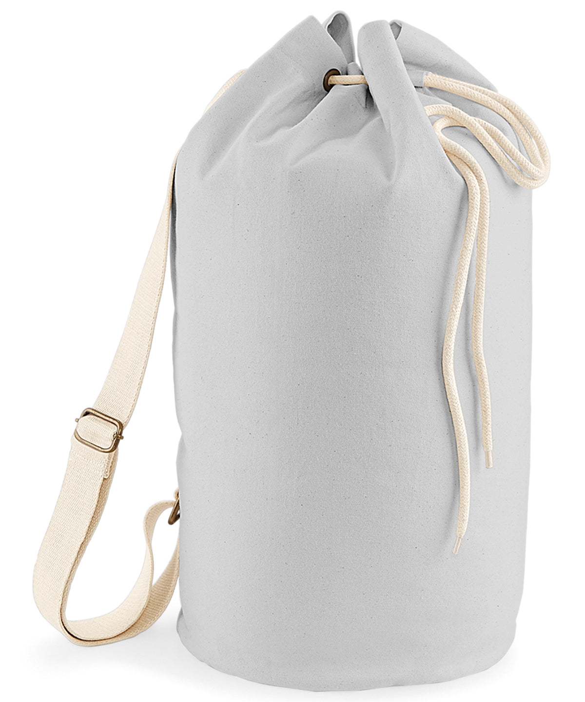Light Grey - EarthAware® organic sea bag - GarmentEmbroidery