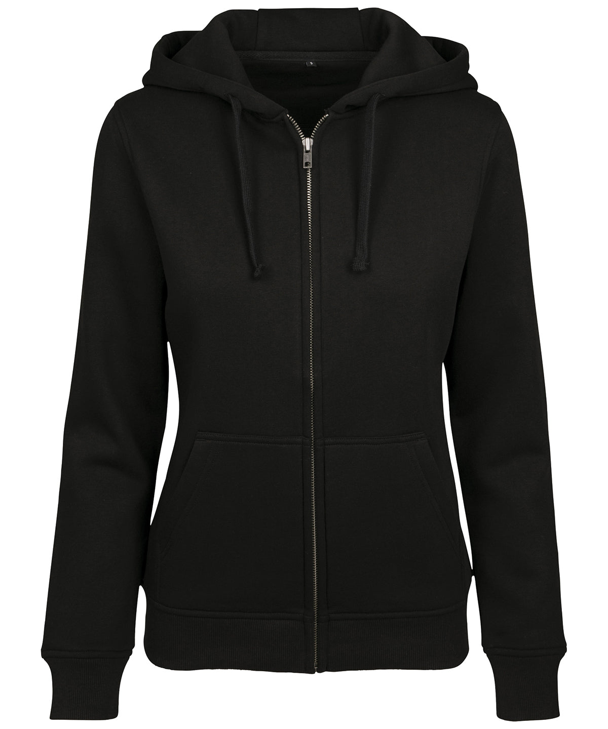 Black - Women's merch zip hoodie - GarmentEmbroidery
