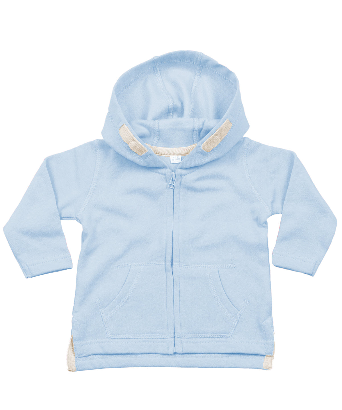 Dusty Blue - Baby hoodie - GarmentEmbroidery