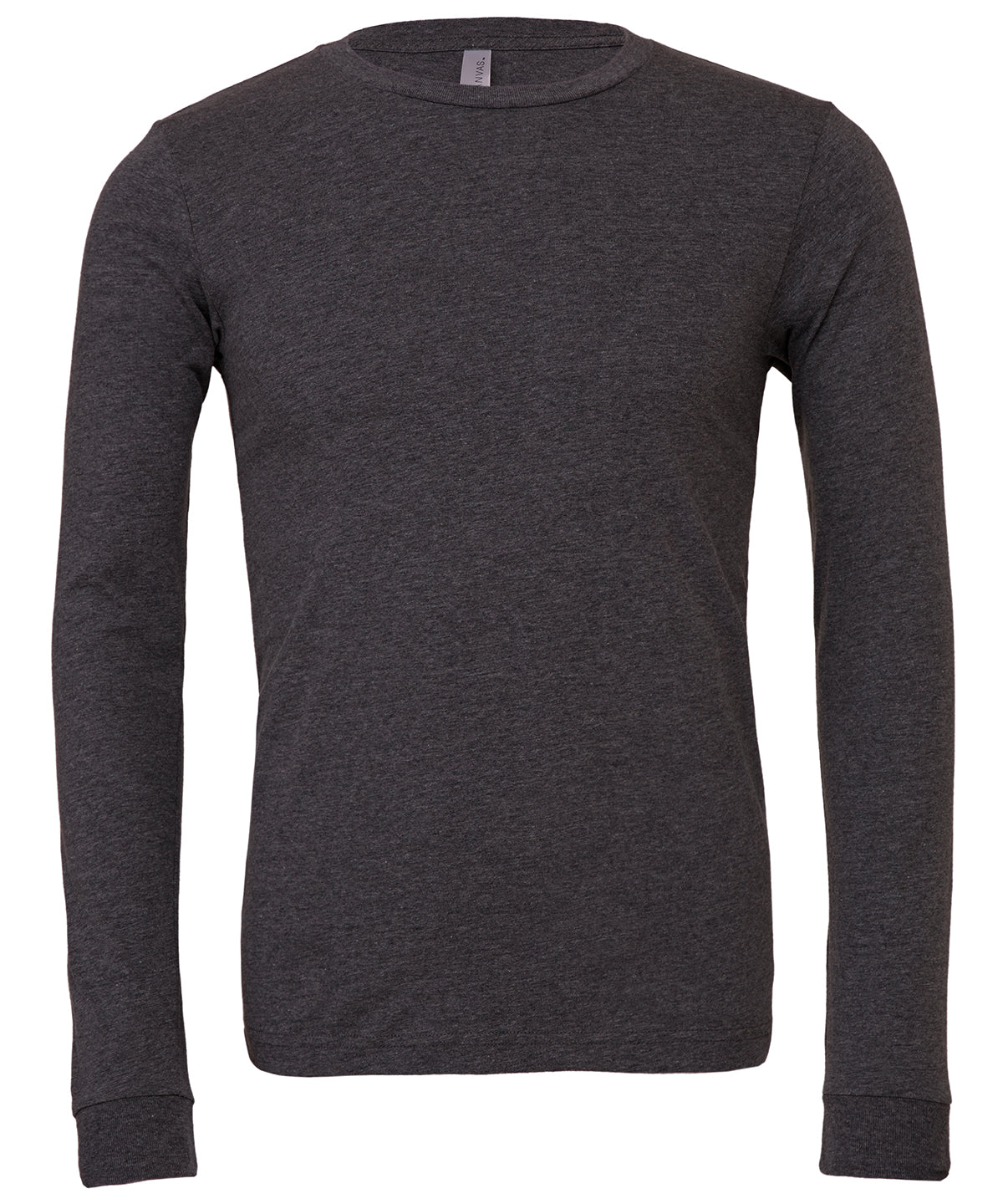 Dark Grey Heather - Unisex Jersey long sleeve tee - GarmentEmbroidery