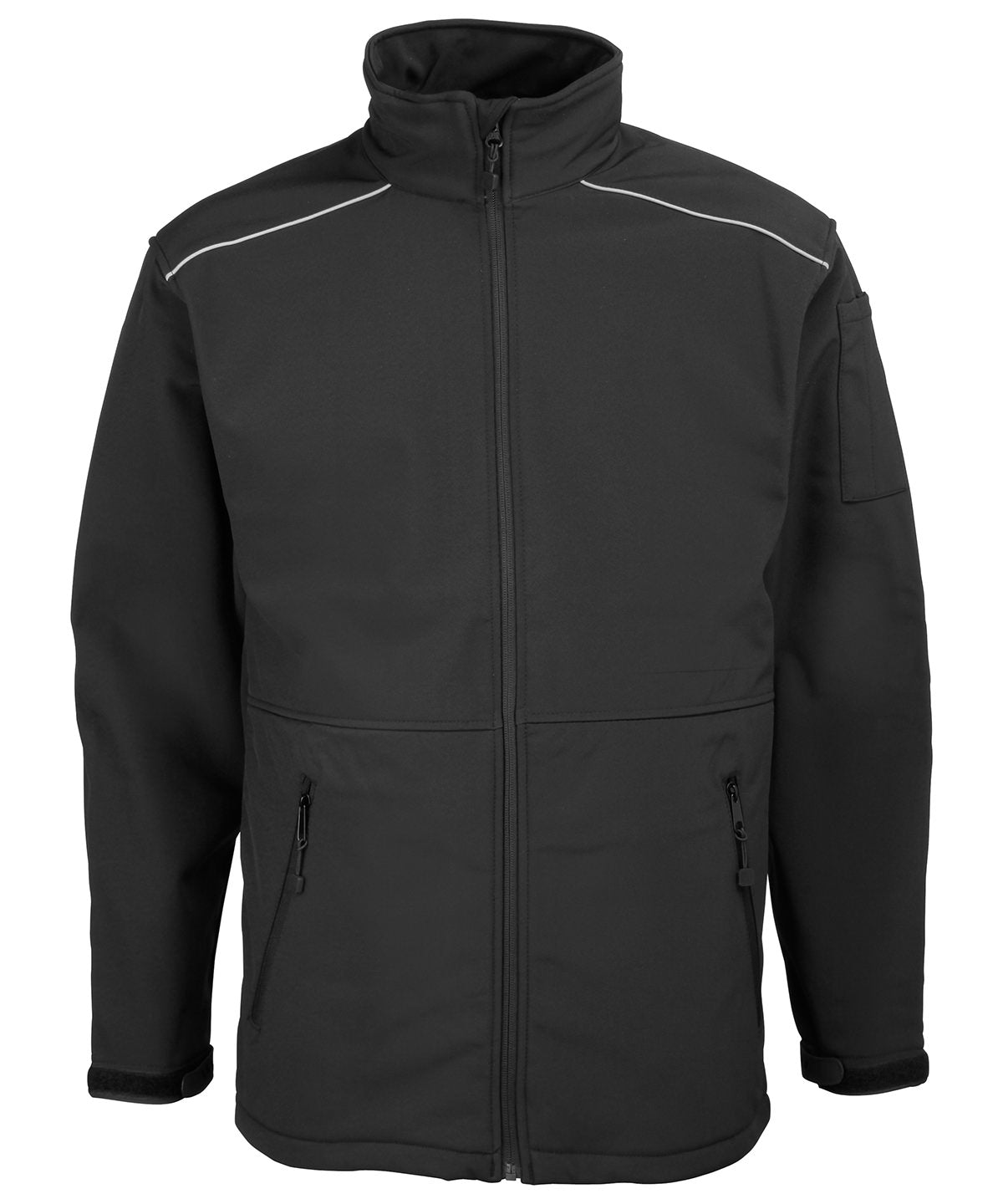 Navy - Softshell workwear jacket - GarmentEmbroidery