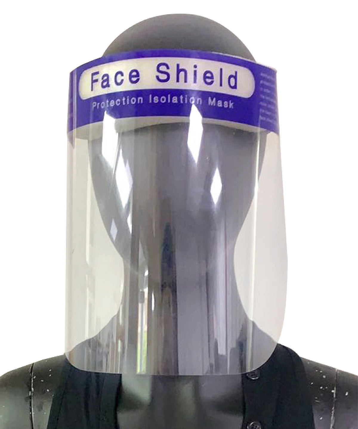Clear - Face splash shield (Pack of 10) - GarmentEmbroidery