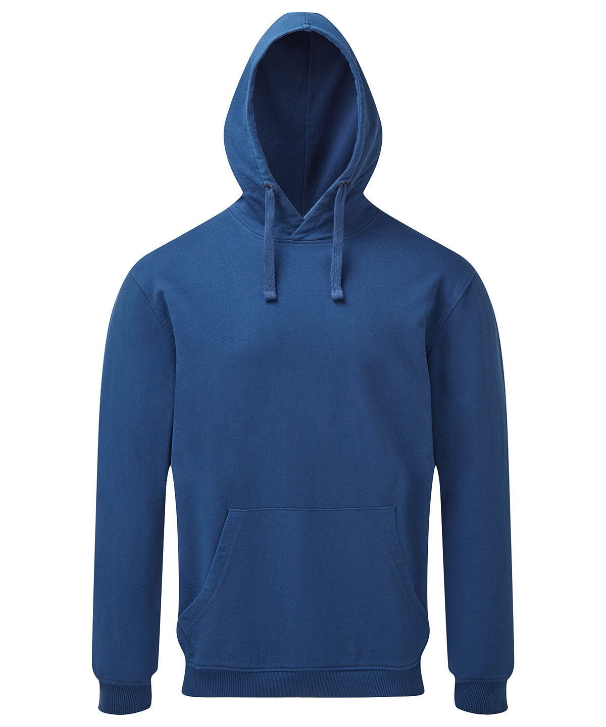 Indigo - Men's coastal vintage wash loop back hoodie - GarmentEmbroidery