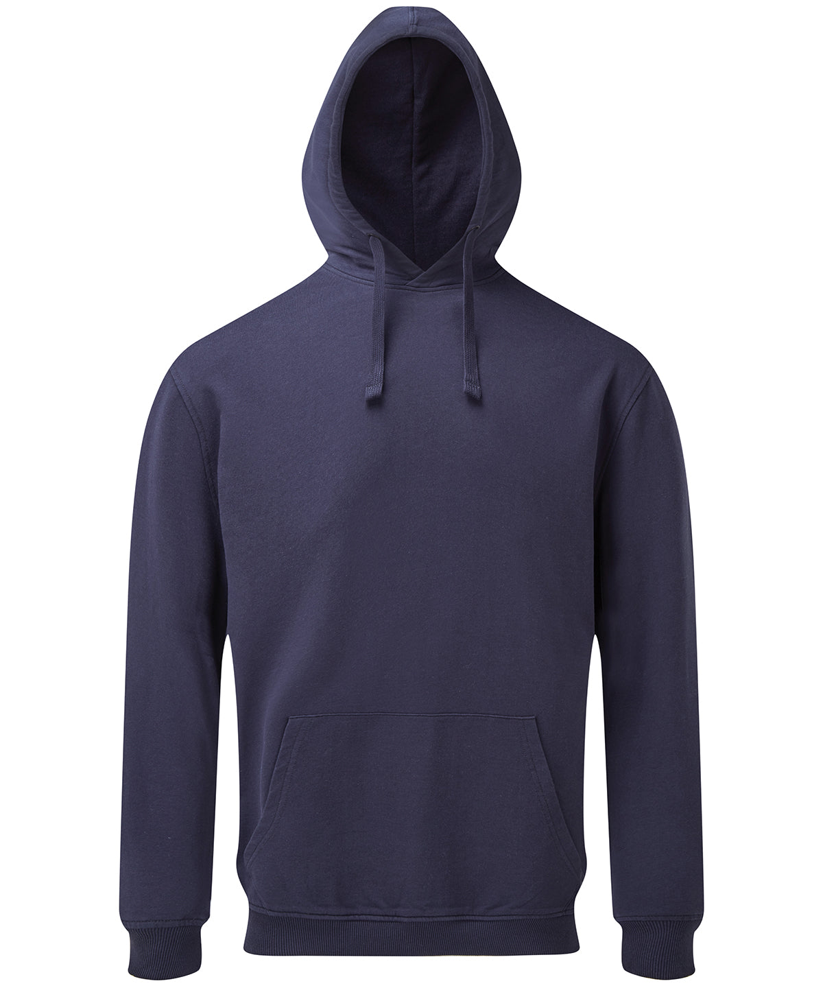 Navy - Men's coastal vintage wash loop back hoodie - GarmentEmbroidery